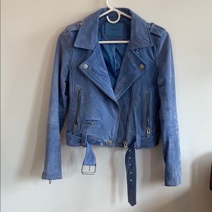 Light Blue BLANK NYC suede jacket XS
